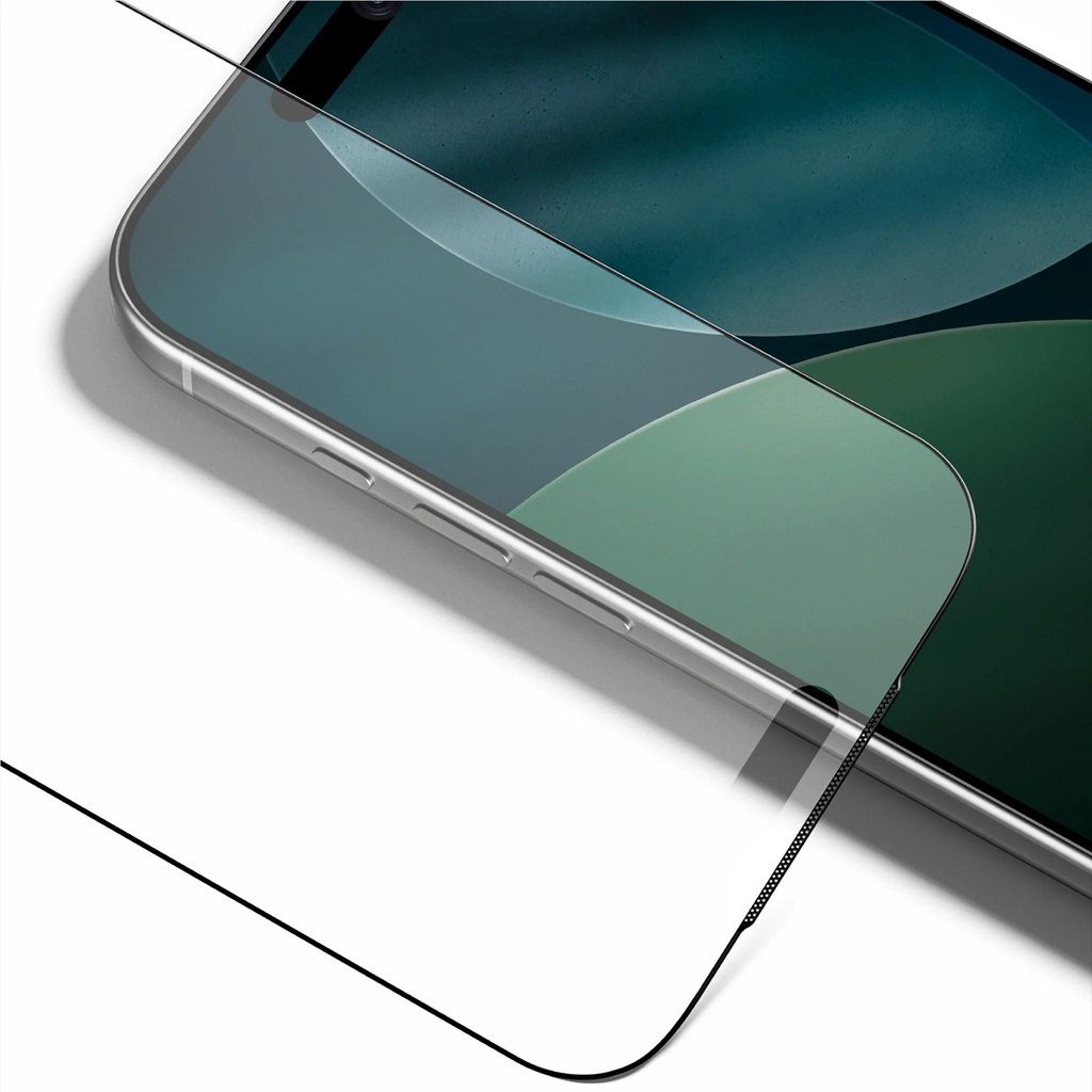 AMAZINGTHING IPHONE 17 PRO 6.3 3D FULLY COVERED FUSION DUST FILTER TITAN MATTE PRIVACY GLASS(MATTE PRIVACY)"