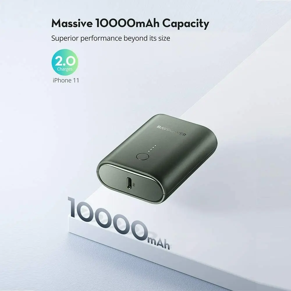 imgi_18_RAVPower-2-Port-PD-Pioneer-Mini-Power-Bank-10000mAh-18W-Dark-Green-4.webp