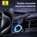 Baseus C02 Go Series Magnetic Phone Mount With 360 Degree Rotation - Cluster Black