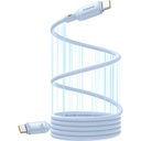 Baseus PicoGo USB-C to USB-C Magnetic Liquid Silicone 240W Fast Charging Cable 1m - Galaxy Blue