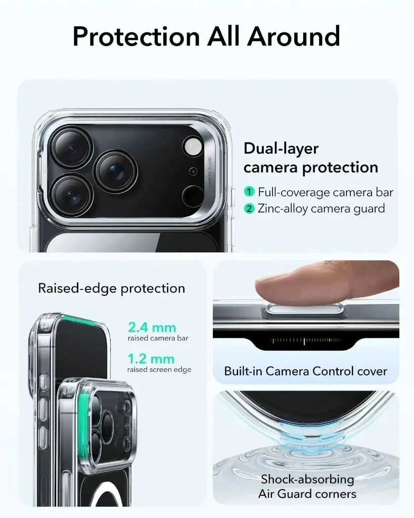 imgi_66_iPhone-17-Pro-Max-Bundle-Classic-Hybrid-Magnetic-Case-_Camera-Control_-Stash-Stand_-and-Armorite-Privacy-Screen-Protector-Clear-ESR-2.webp