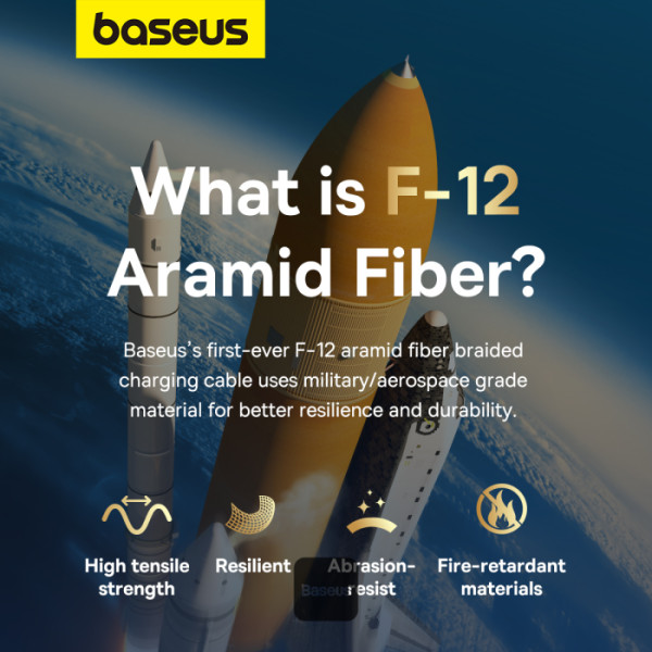 Baseus Unbreakable Series Fast Charging Data Cable Type-C to Type-C 100W 1m Stellar White