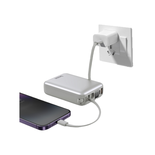 Bazic GoPower Fusion Mini 20K 3 in 1 Power Bank 20000mAh  USB-C & Lightning Cable