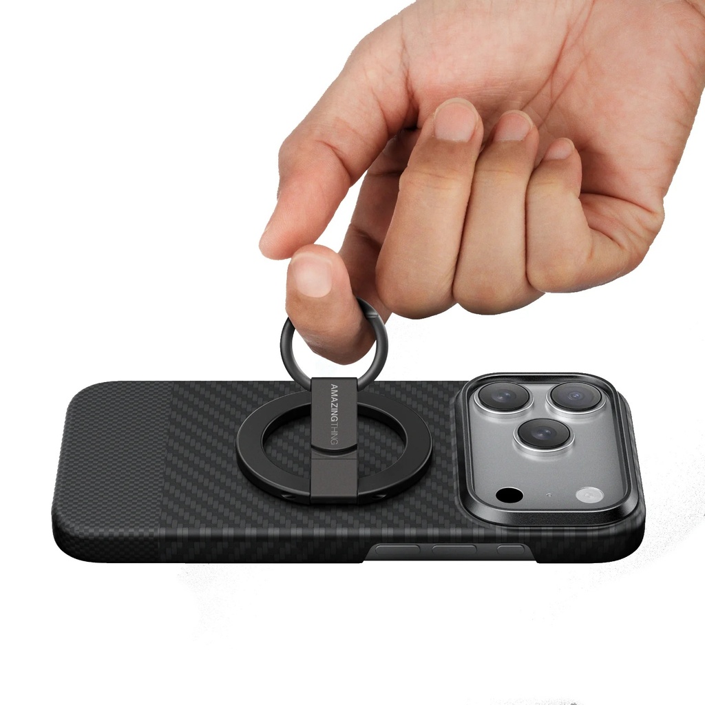 AMAZINGTHING TITAN MAX MAGSAFE DROP PROOF CASE FOR IPHONE 17 PRO 6.3 (Color: BLACK)