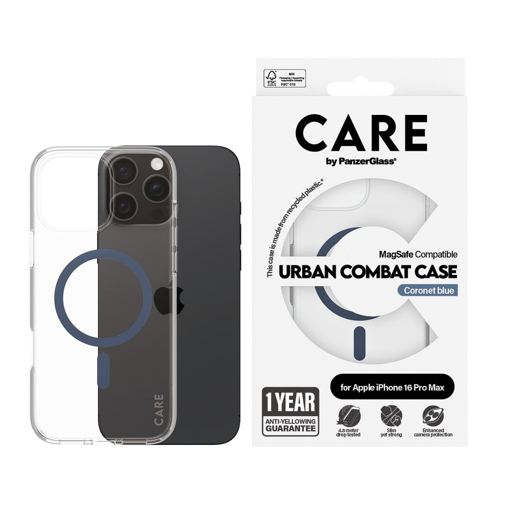 CARE by PanzerGlass® Case Flagship Blue MagSafe iPhone '24 6.9" Pro