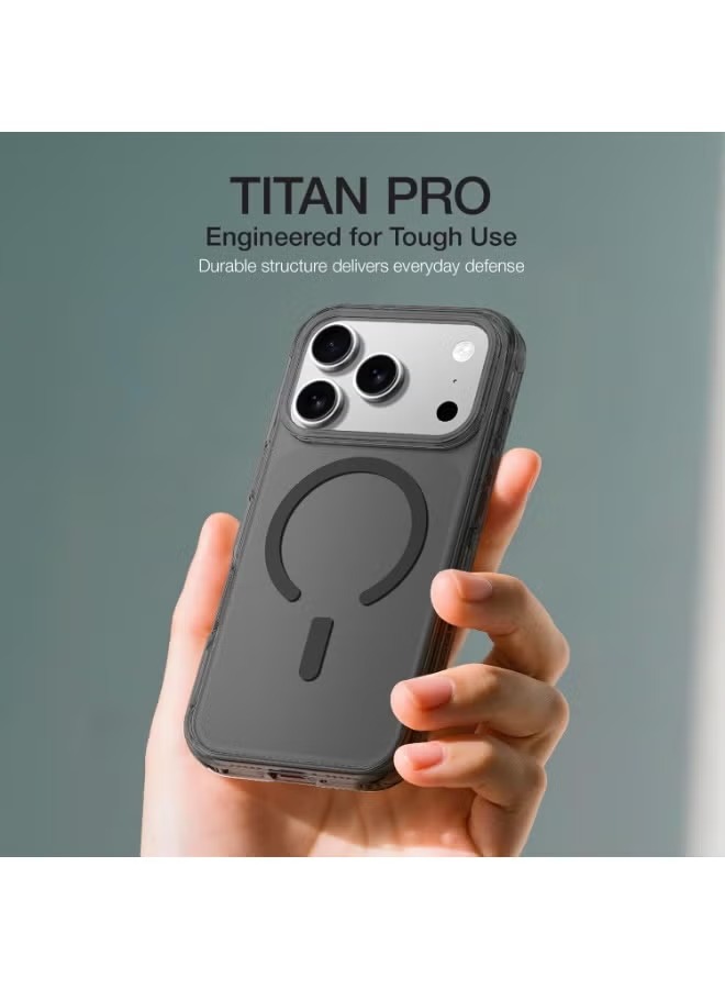 AMAZINGTHING TITAN PRO MAGSAFE DROP PROOF CASE FOR IPHONE 17 PRO 6.3 (Color: BLACK)