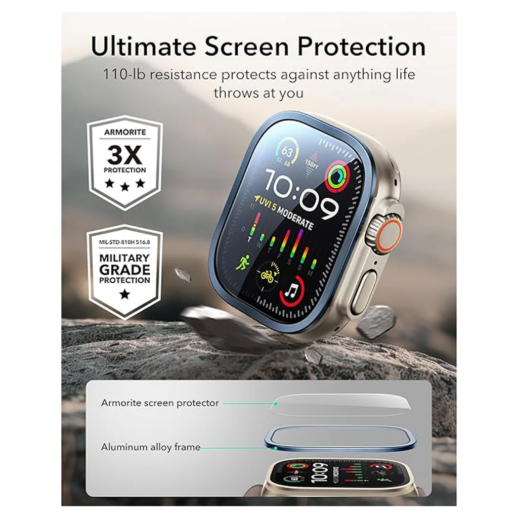 ESR Apple Watch Ultra Armorite Screen Protector 2 Pack