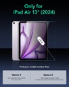 ESR iPad Air 13" 2024 1st Gen / 2nd Gen  Tempered-Glass Screen Protector 1 Pack