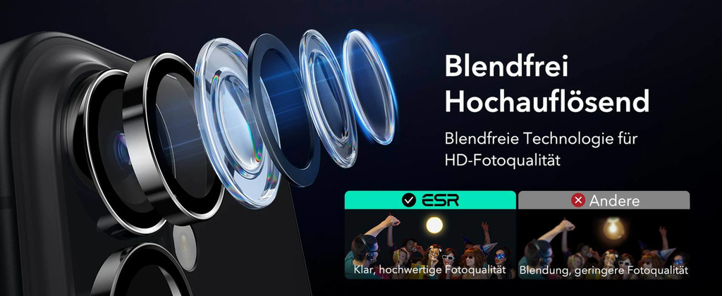ESR iPhone 16/16 Plus Camera Lens Protector