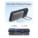 ESR iPhone 17 Pro Max HaloLock Classic Hybrid Case with Stash Stand (Camera Control Button) blue