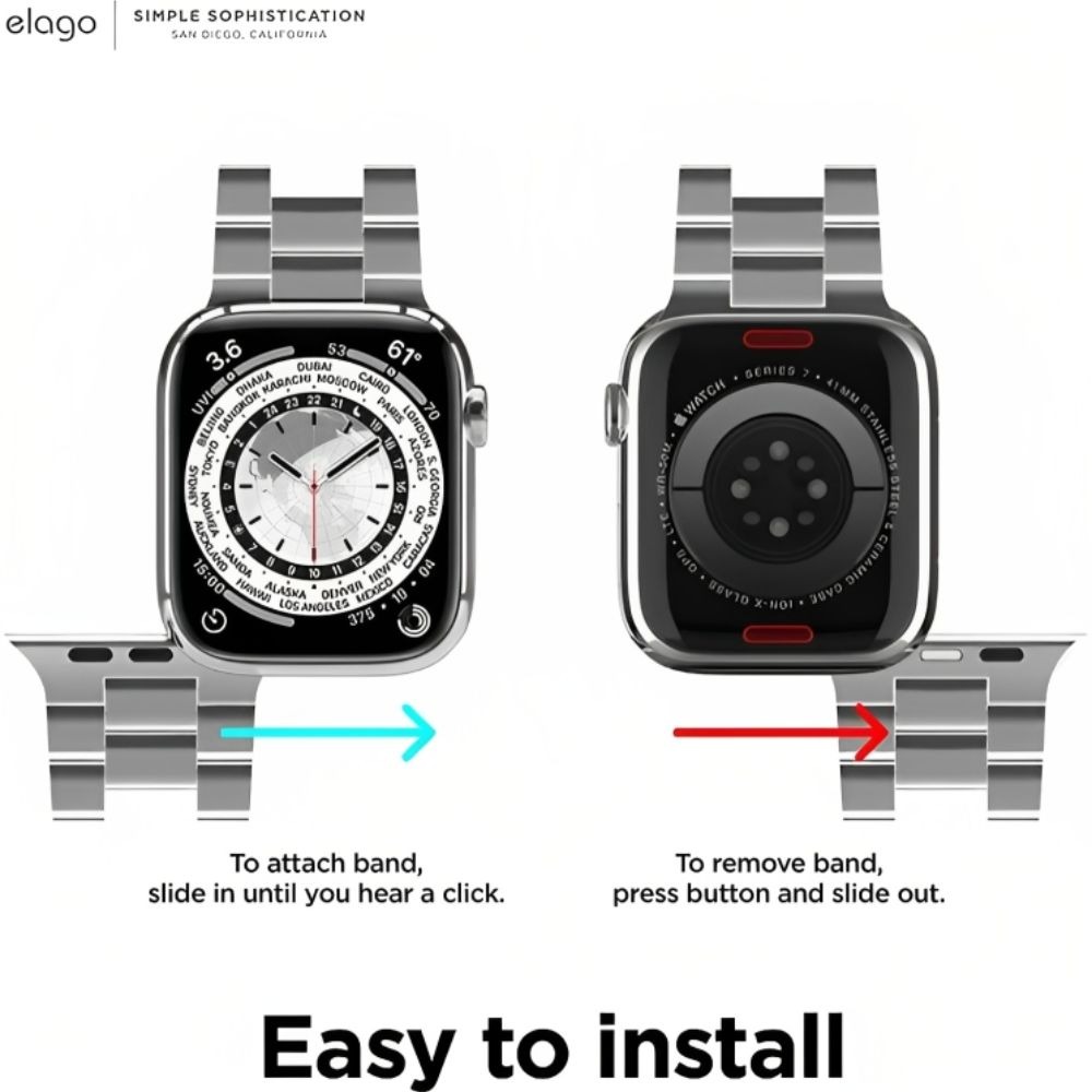 Elago Apple Watch 42/44/45mm/Ultra Metal Band