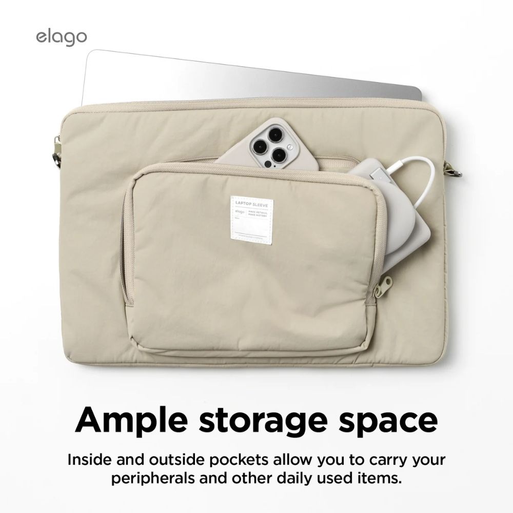 Elago LapTop 12" - 14" Pocket Sleeve (Stone)