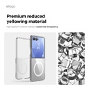 Elago Samsung Galaxy Z Flip 7 Magnetic PC Clear Case