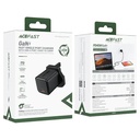 Ace Fast A125 PD45W GaN (USB-C) charger,black(UK)