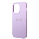 Guess PU Saffiano Hard Case for iPhone 14 Pro Max (6.7") - Purple