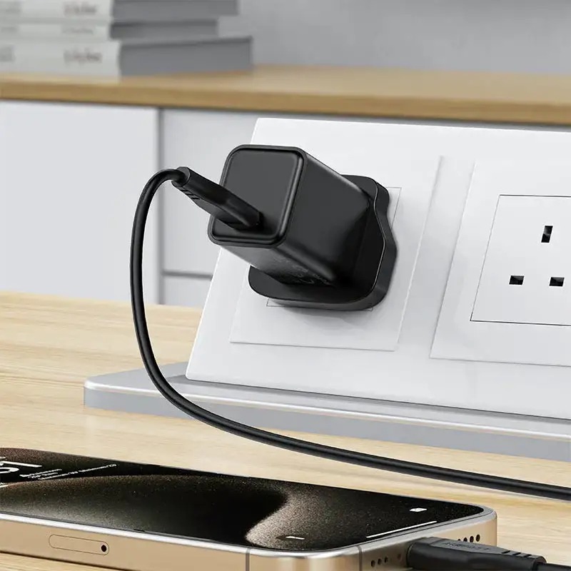 Ace Fast A125 PD45W GaN (USB-C) charger,black(UK)