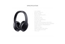 Havit-H633BT Audio series-Bluetooth headphone - Black