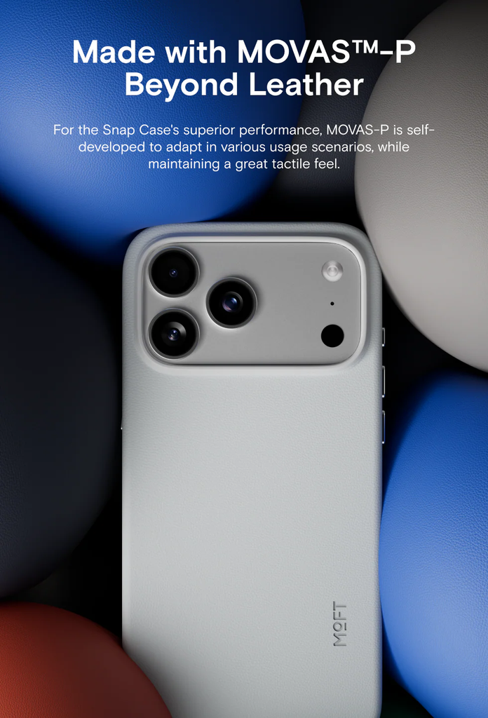 MOFT iPhone 17 Pro Max - MOVAS Snap Back Cover MagSafe- WHITE