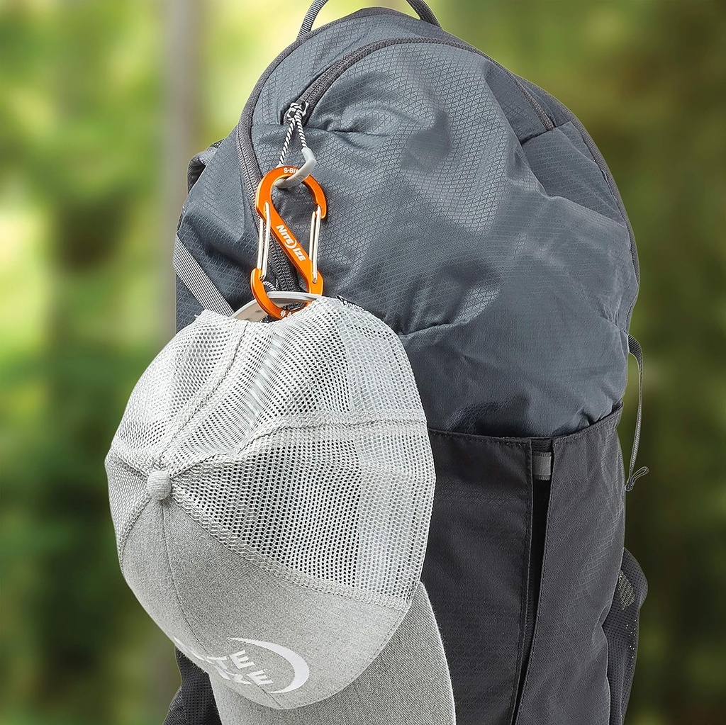 NiteIze S-Biner® Aluminum Dual Carabiner #4 (Orange)