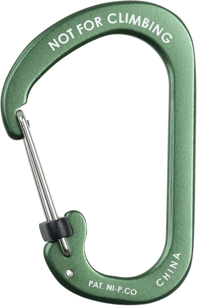 NiteIze SlideLock® Carabiner Aluminum #4 (Olive)