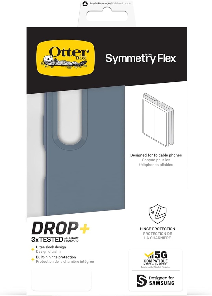 OtterBox case Samsung Z Fold 4 Symmetry Flex Case (Blue)