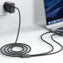 AceFast C22-02 USB-C to 2*USB-C 100W aluminum alloy charging data cable