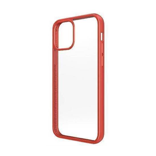 PanzerGlass Clear Case for iPhone 12 Pro Max - mandarin red