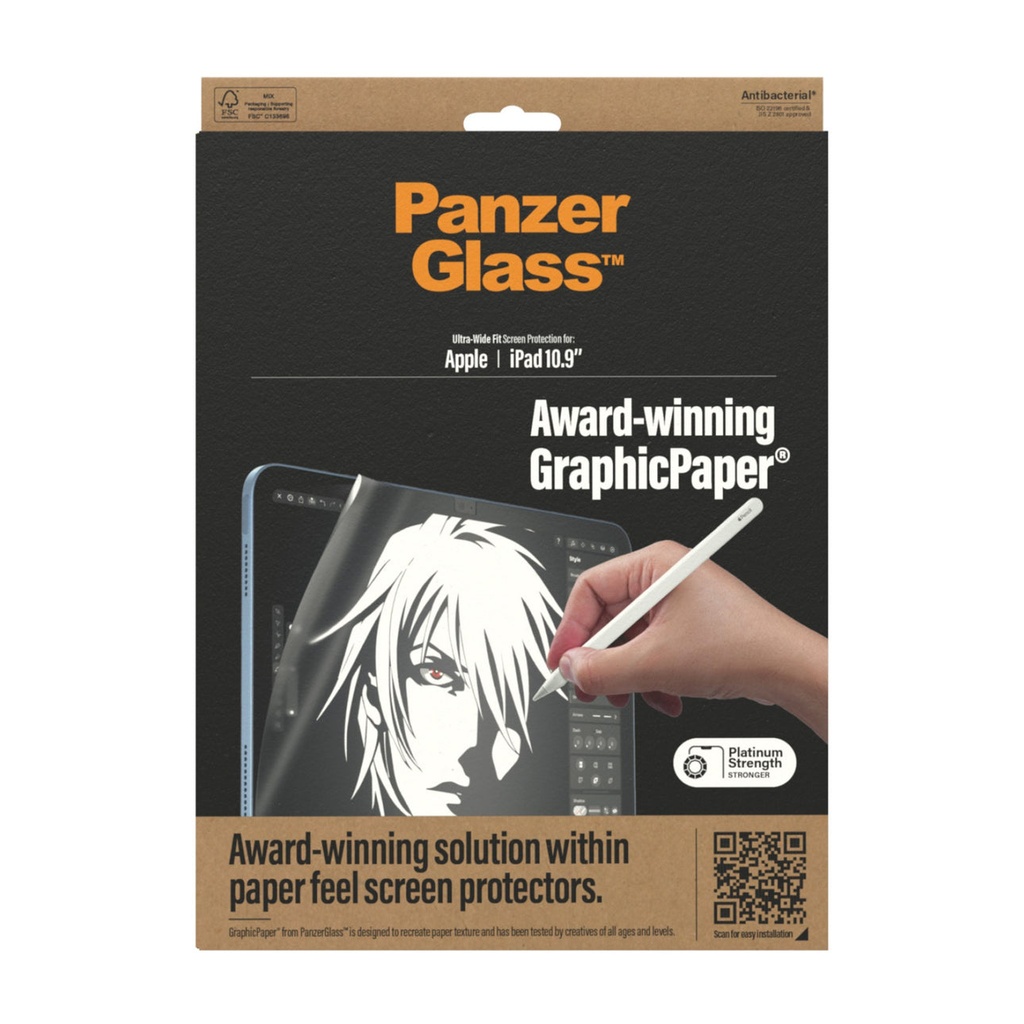 PanzerGlass Graphic Paper Screen Protector iPad 10.9" (2022) - Paper Feel | Ultra-Wide Fit