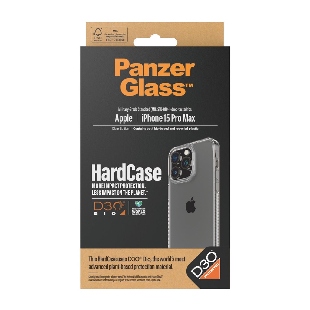 PanzerGlass iPhone 2023 6.7" Pro Max | Hardcase with D3O®