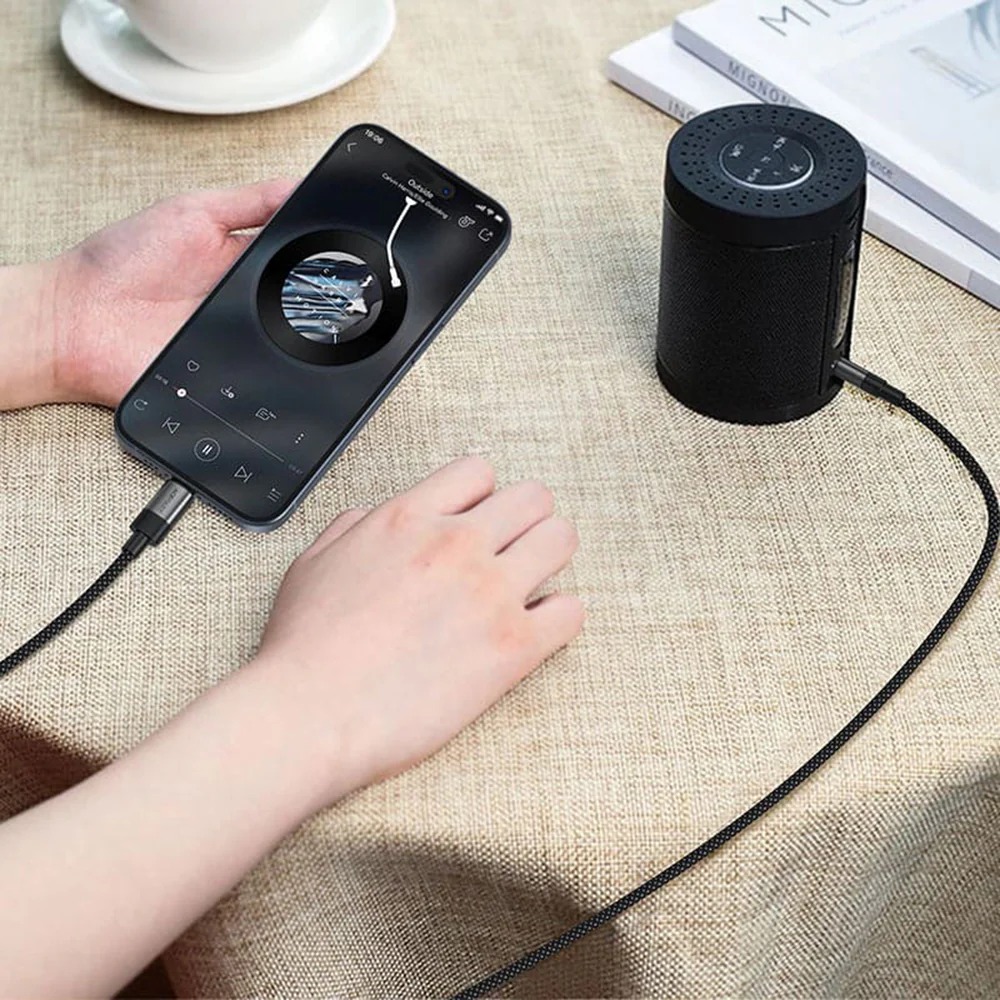 AceFast J11 USB-C to 3.5mm audio adapter cable