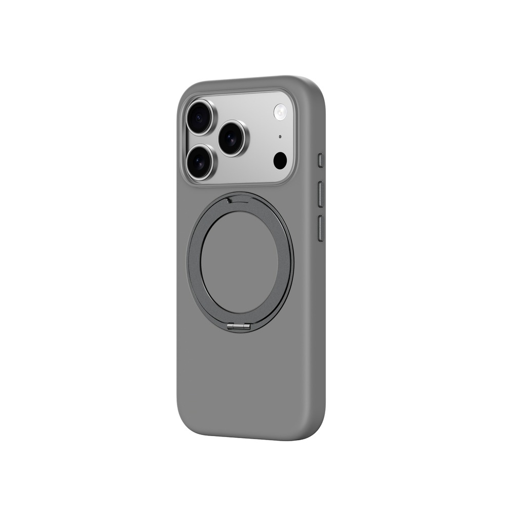 AMAZINGTHING CLOUDIE MAGSPIN DROP PROOF CASE FOR IPHONE 17 PRO 6.3 (Color: GREY)
