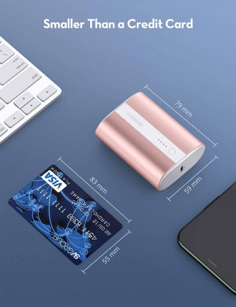 RAVPOWER PD PIONEER 10K 18 2 PORT POWER BANK