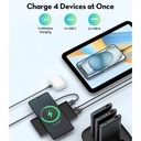 RAVPower RP-PB251 home charging combo Black  Version 10000mah power bank*4