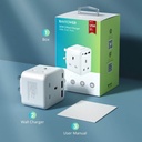 RAVPower RP-PC1037 PD 20W wall charger White UK Version with 3 AC plug