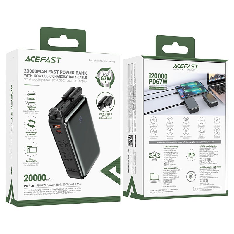 AceFast M4 -20000 PD67W power bank