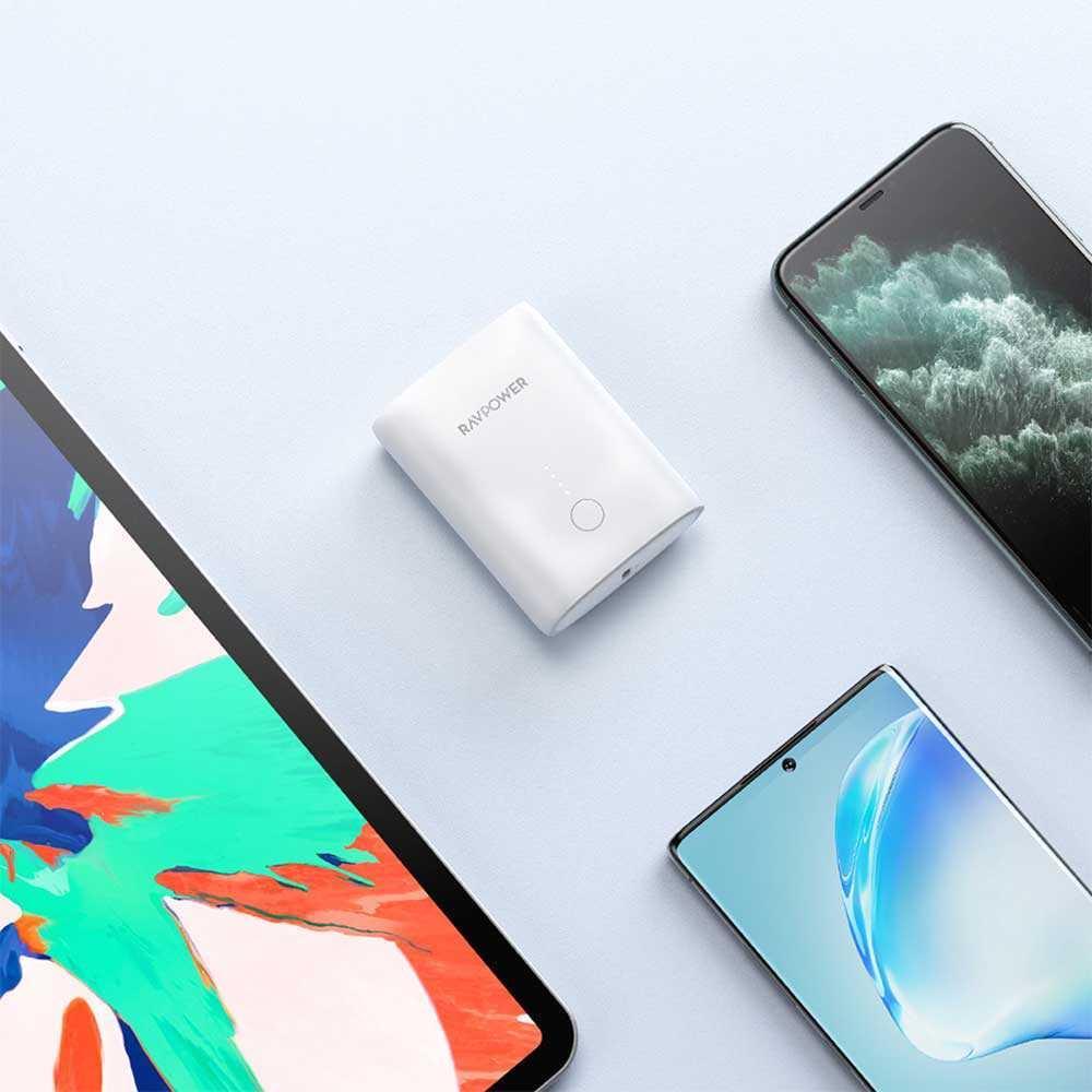 Ravpower Pd pioneer 10000MAH 18W 2port powerpank-white