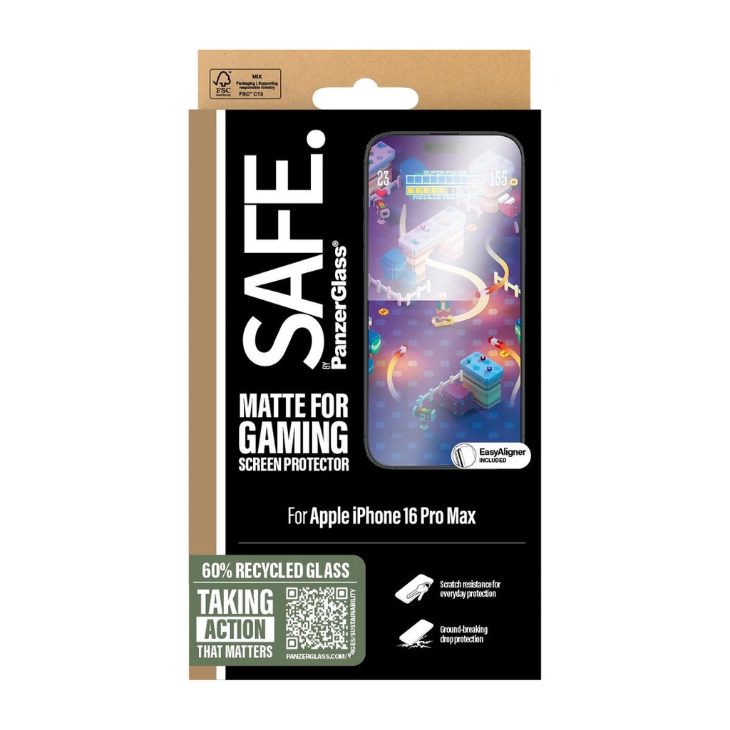 SAFE. by PanzerGlass® Gaming Screen Protector iPhone '24 6.9" Pro | Ultra-Wide Fit