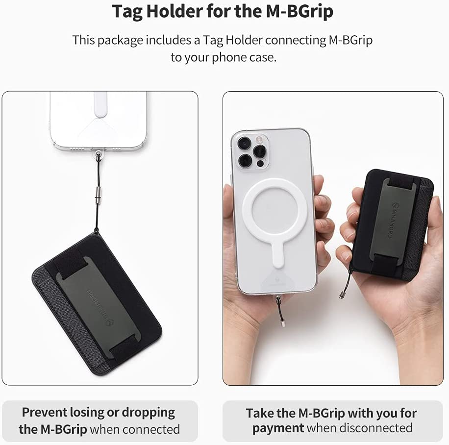 Sinjimoru M-Band Grip for Magsafe 3 in 1 Wallet