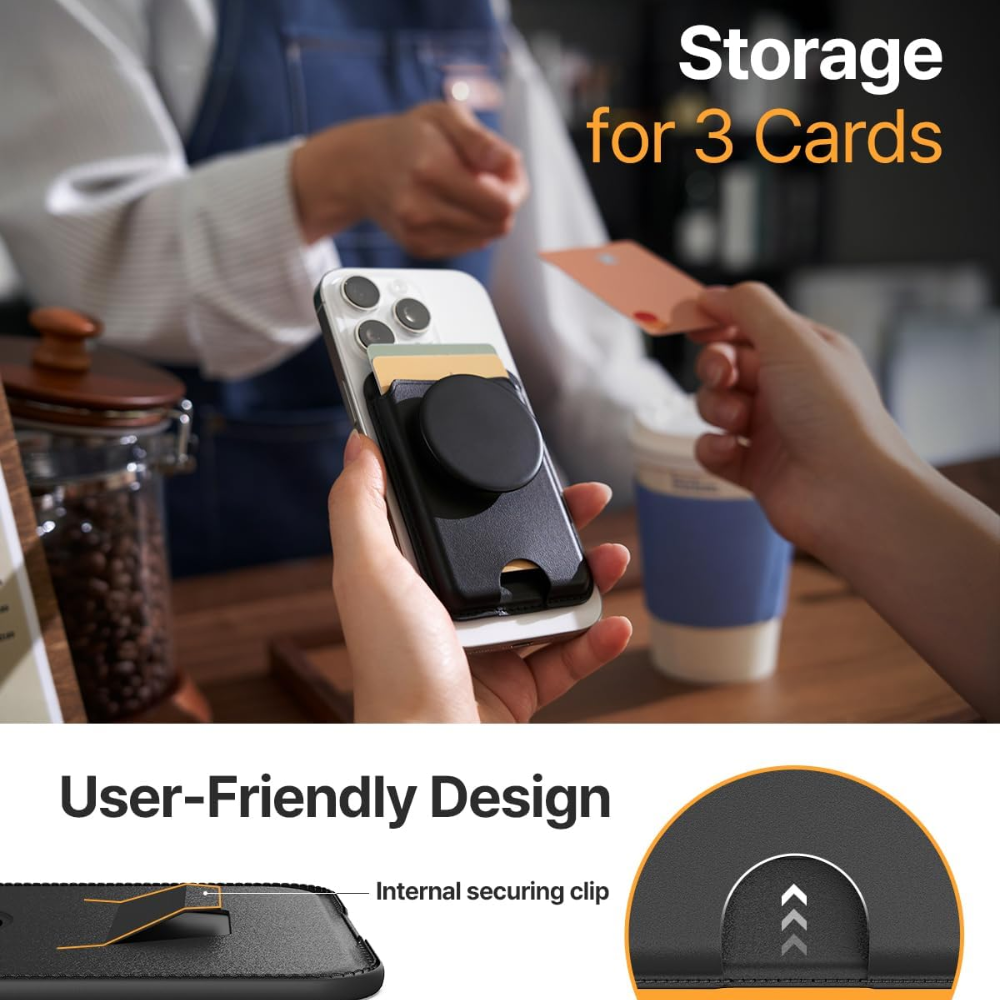 Sinjimoru M-Tap Tok Grip Wallet (black)