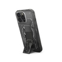 SkinArma Helio MagSafe Case With Grip Stand for iPhone 16 Pro - Black