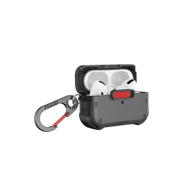 SkinArma Mecha Case for Airpods Pro 2 - Gunmetal