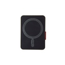 SkinArma Mirage Magnetic Card Holder With Grip-Stand - Pewter green