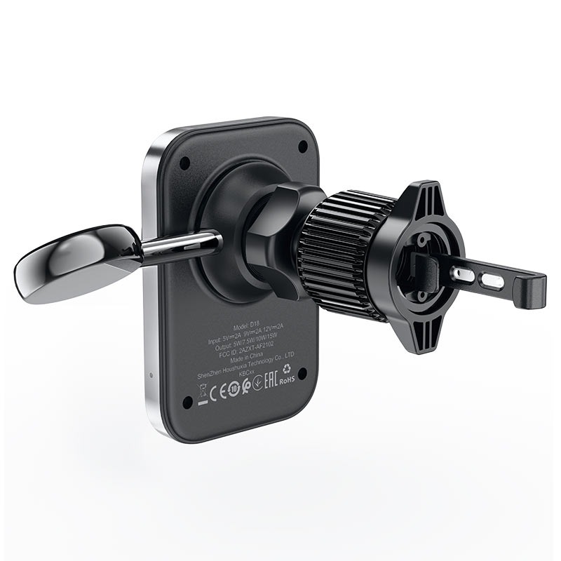 AcseFast D18 in-car 2-in-1 magnetic wireless charging holder