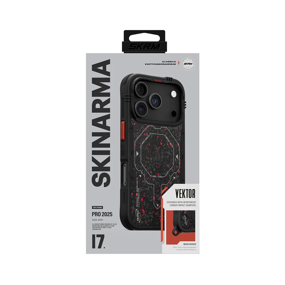 SkinArmaVektorMagSafeCaseforiPhone 17 Pro Max - Black