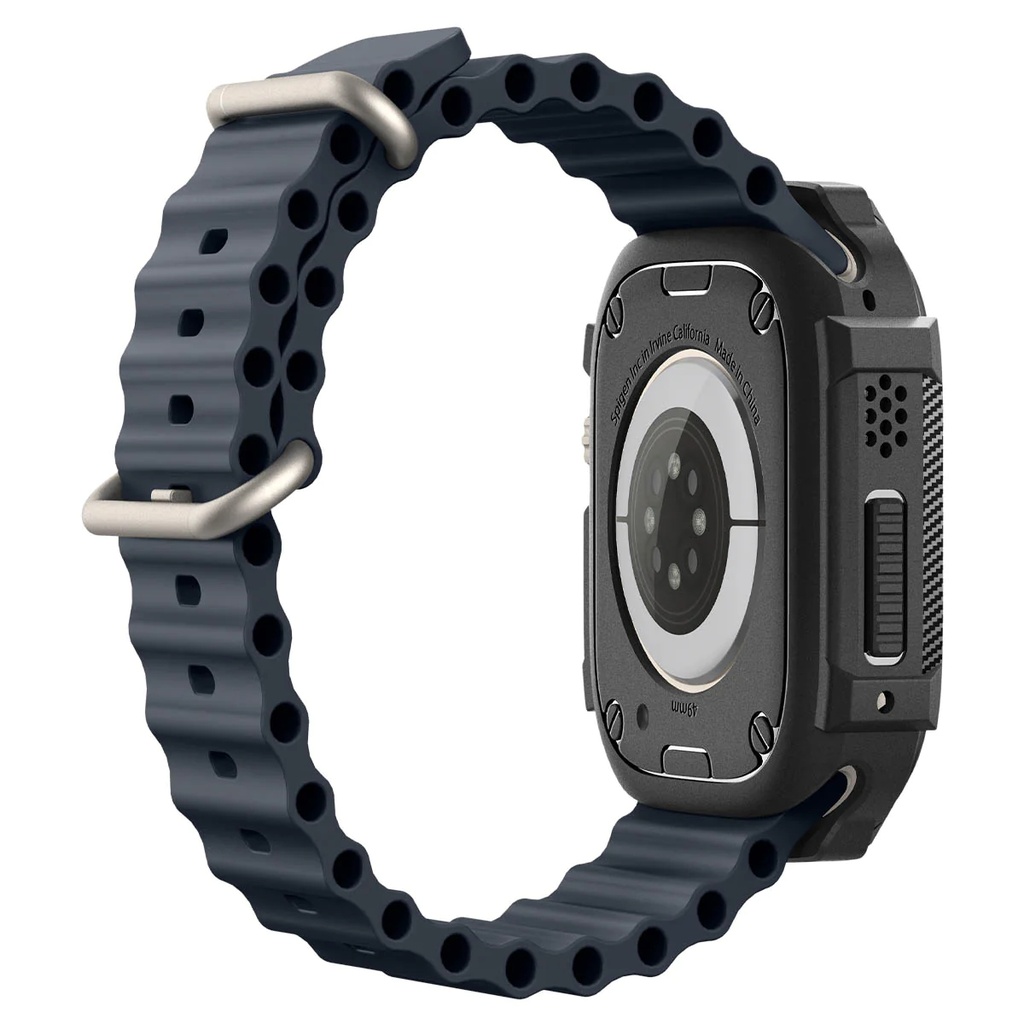 Spigen Rugged Armor Case for Apple Watch Ultra - Matte Black 