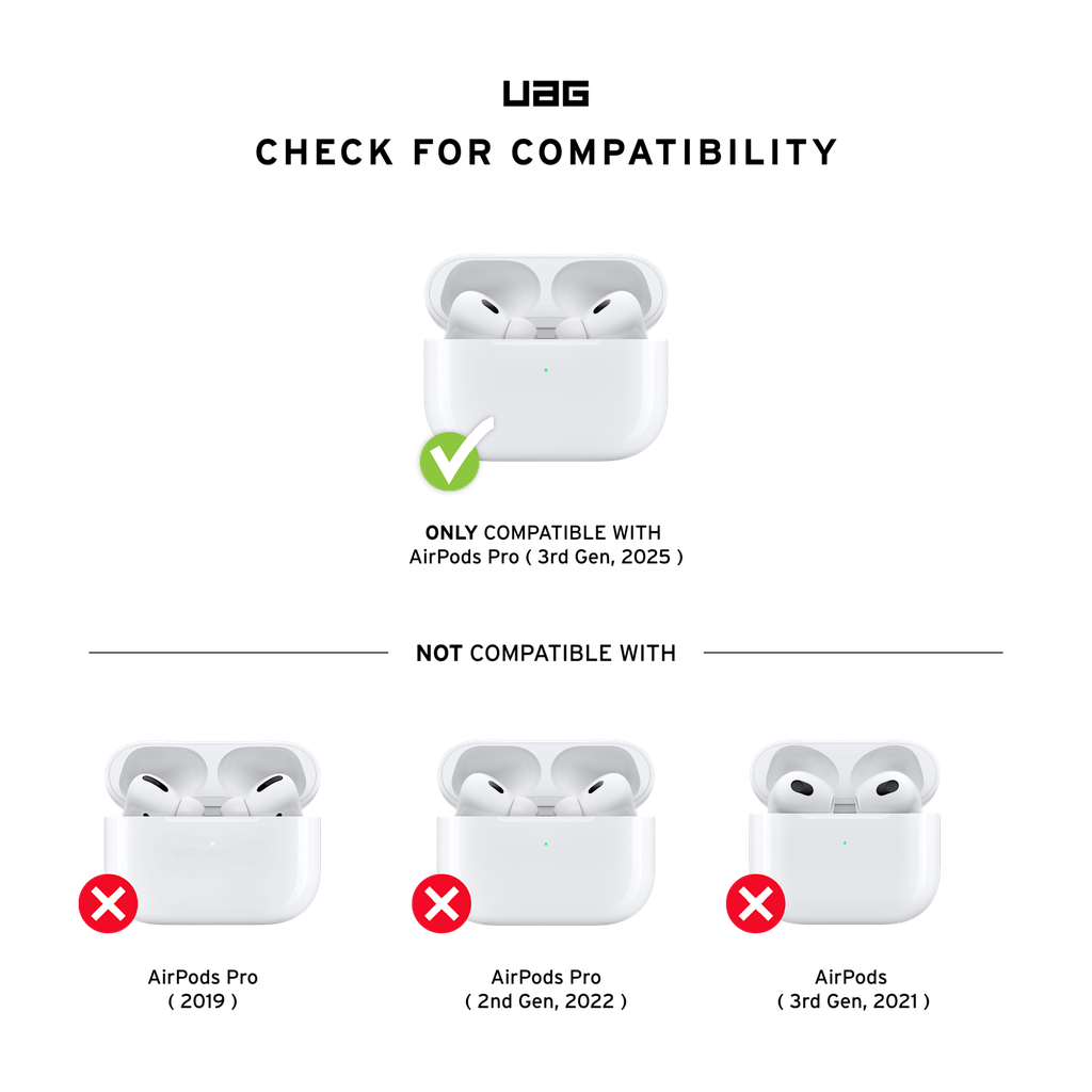 UAG Apple AirPods Pro 3rd Gen Plasma Case (Olive)