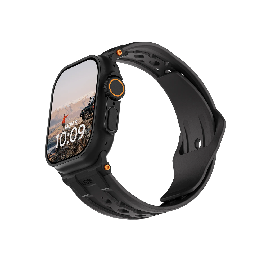 UAG Apple Watch 49/45/44/42 Monarch Strap (Black/Black)