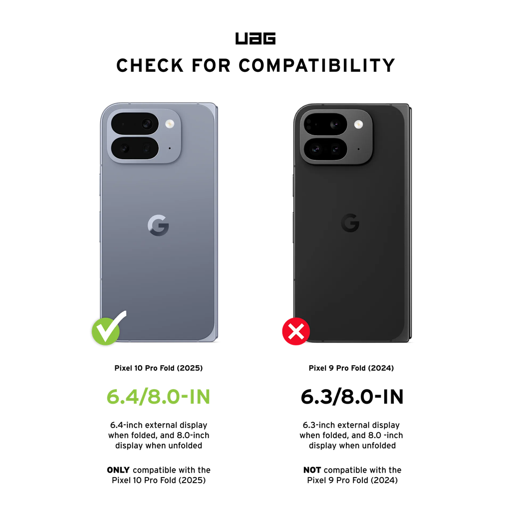 UAG Google Pixel Pro 10 Fold Magsafe Mouve Case (Ash/Black)