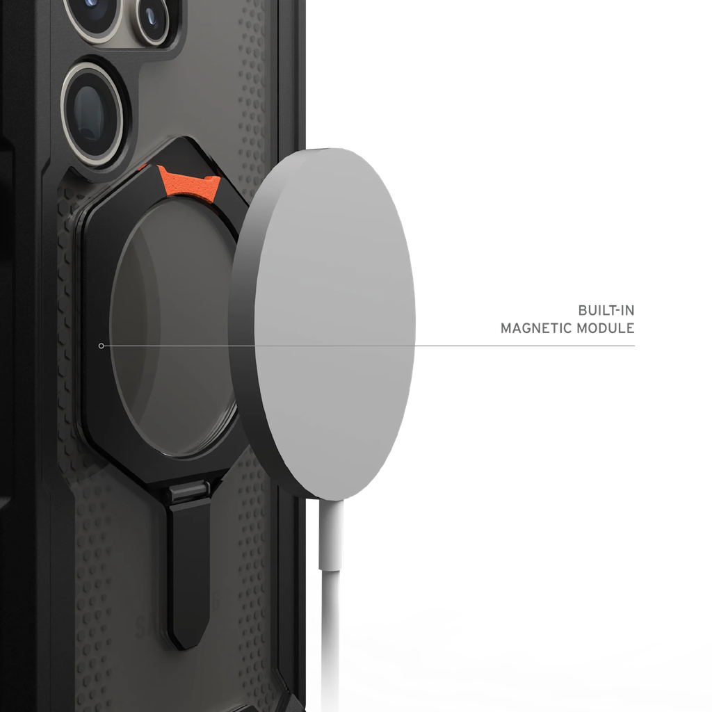 UAG Samsung Galaxy S24 Ultra Plasma XTE Magsafe Case Black/Orange