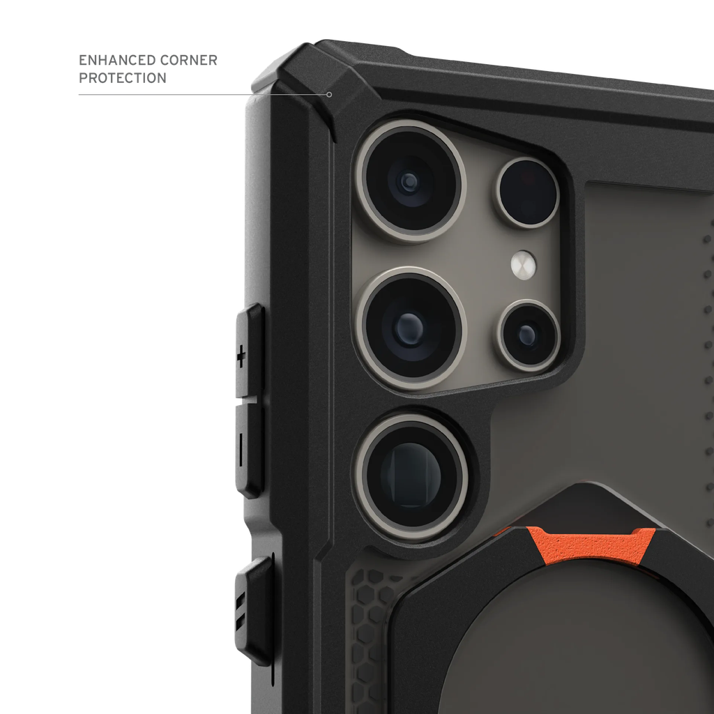 UAG Samsung Galaxy S24 Ultra Plasma XTE Magsafe Case Black/Orange